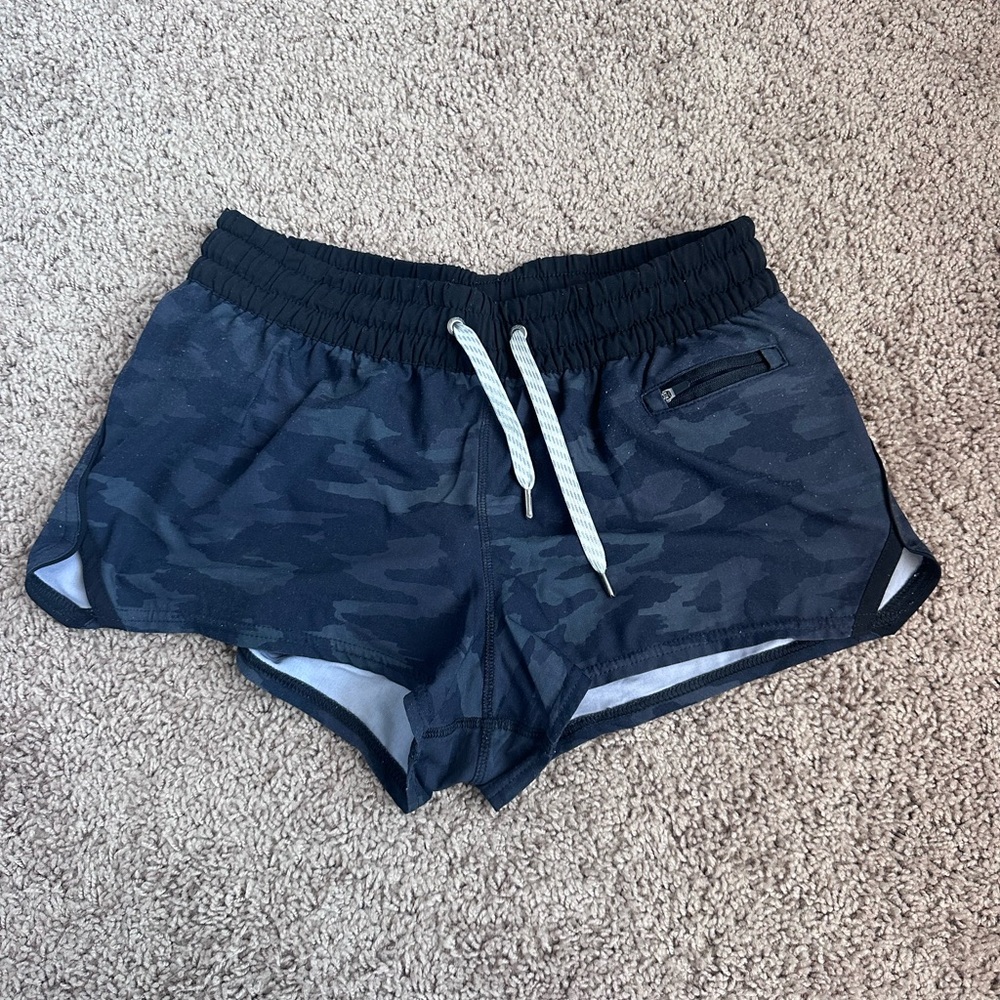 Vuori Camo Running Shorts